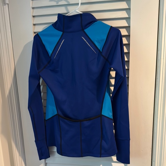 Columbia Two-Tone Blue Jacket with Yellow Trim - Picture 3 of 4